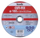 CUT-FIX® Doorslijpschijven metaal extra dun 180x1,6x22 MM