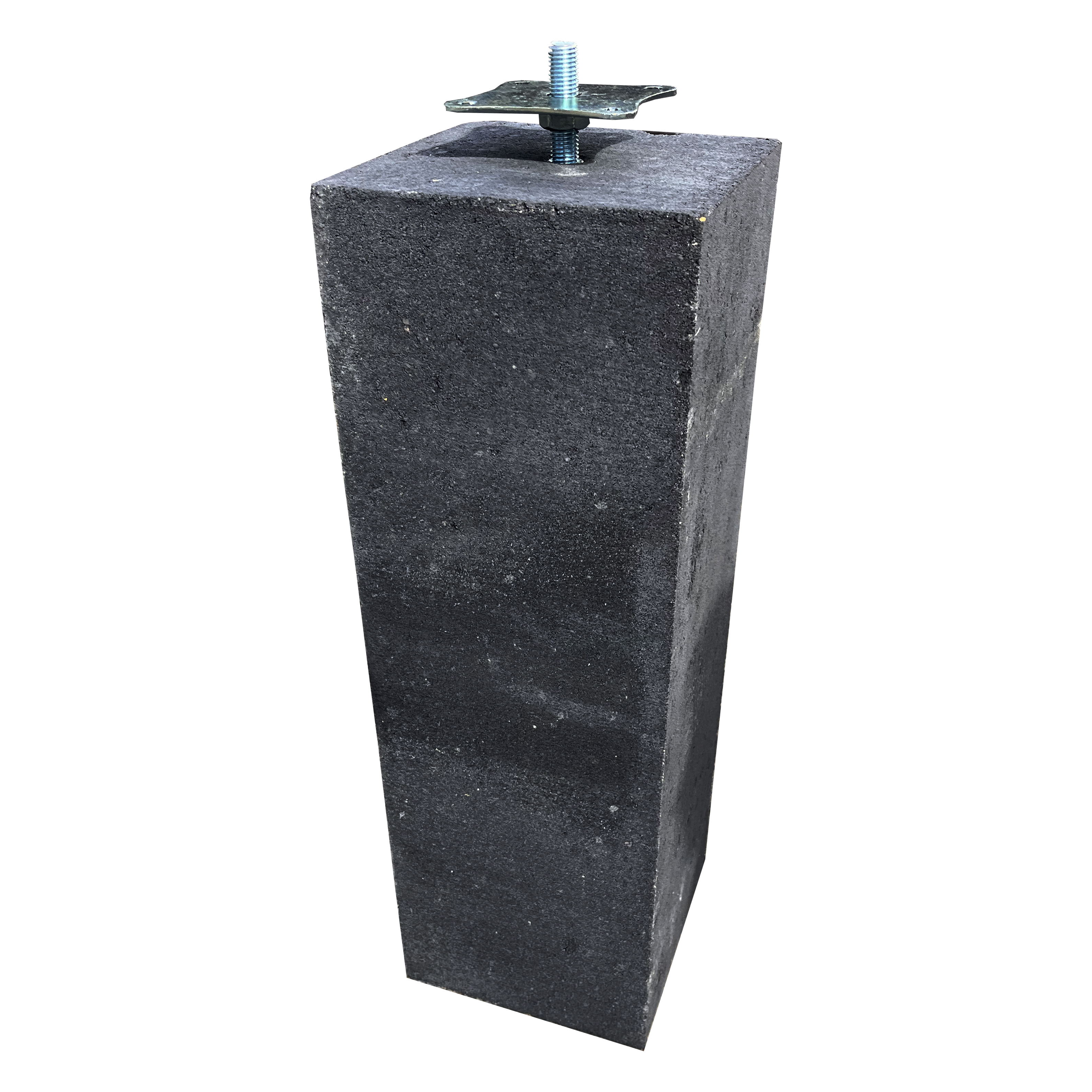 21211020 betonpoer 20x20x60 cm antraciet met verstelbare plaat 1